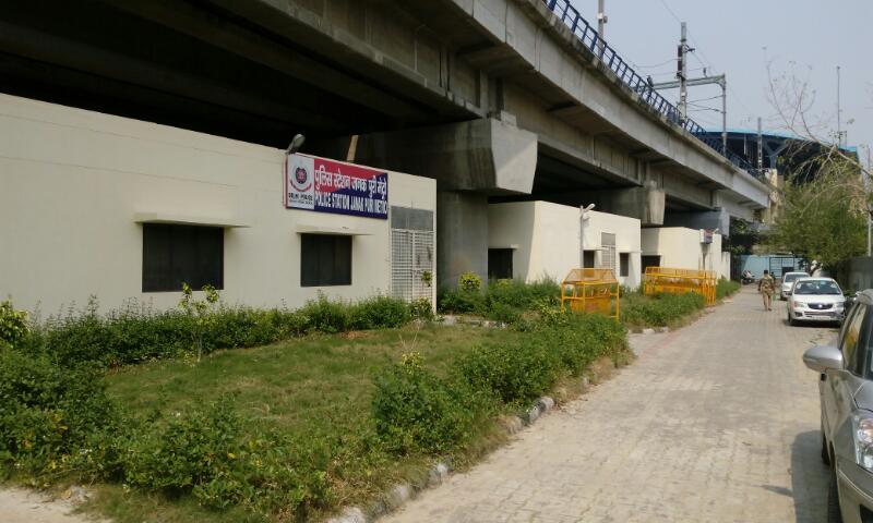 Construction of Dwarka metro police  Station New Delhi 